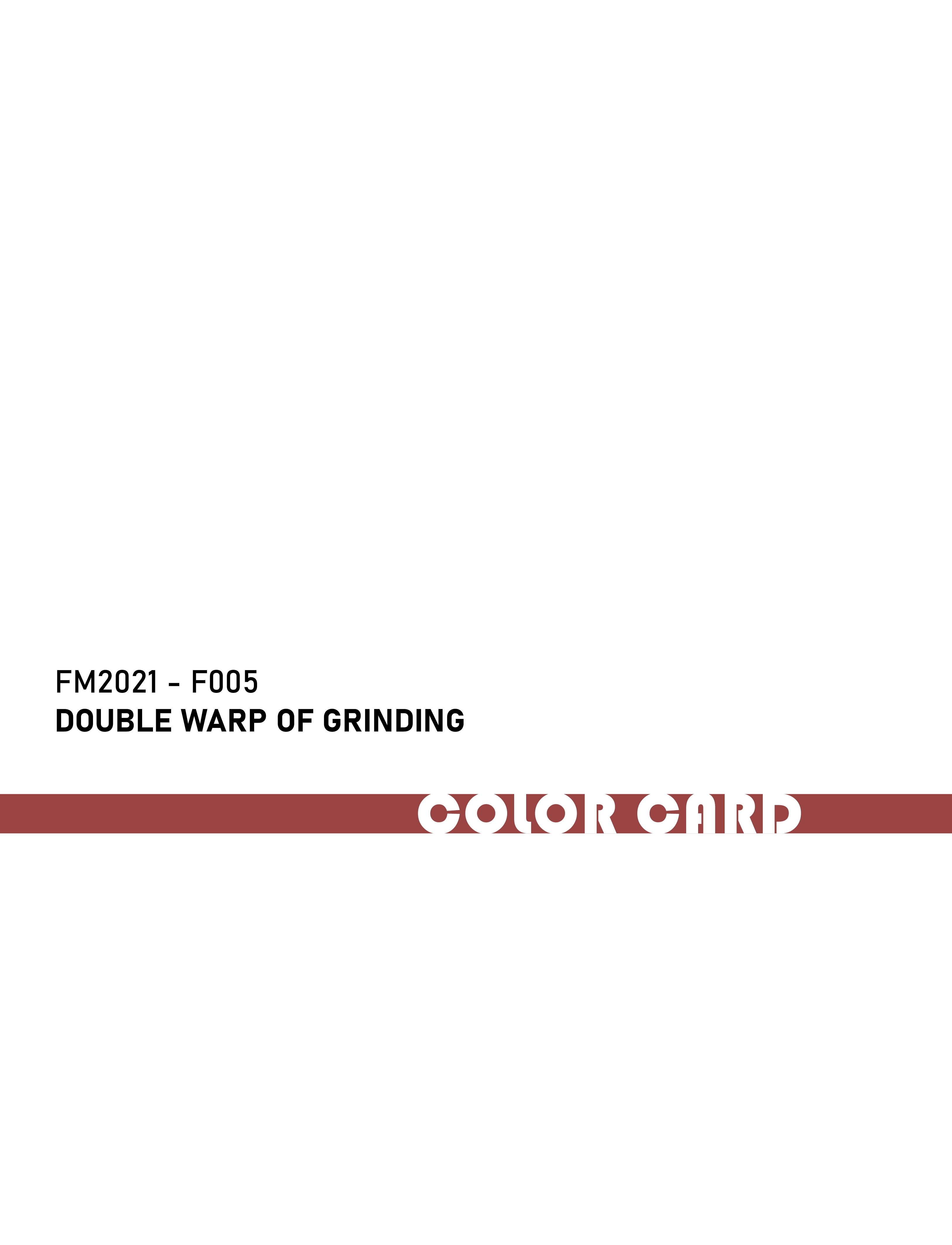 FM2021-F005 Двойная обертка шлифования